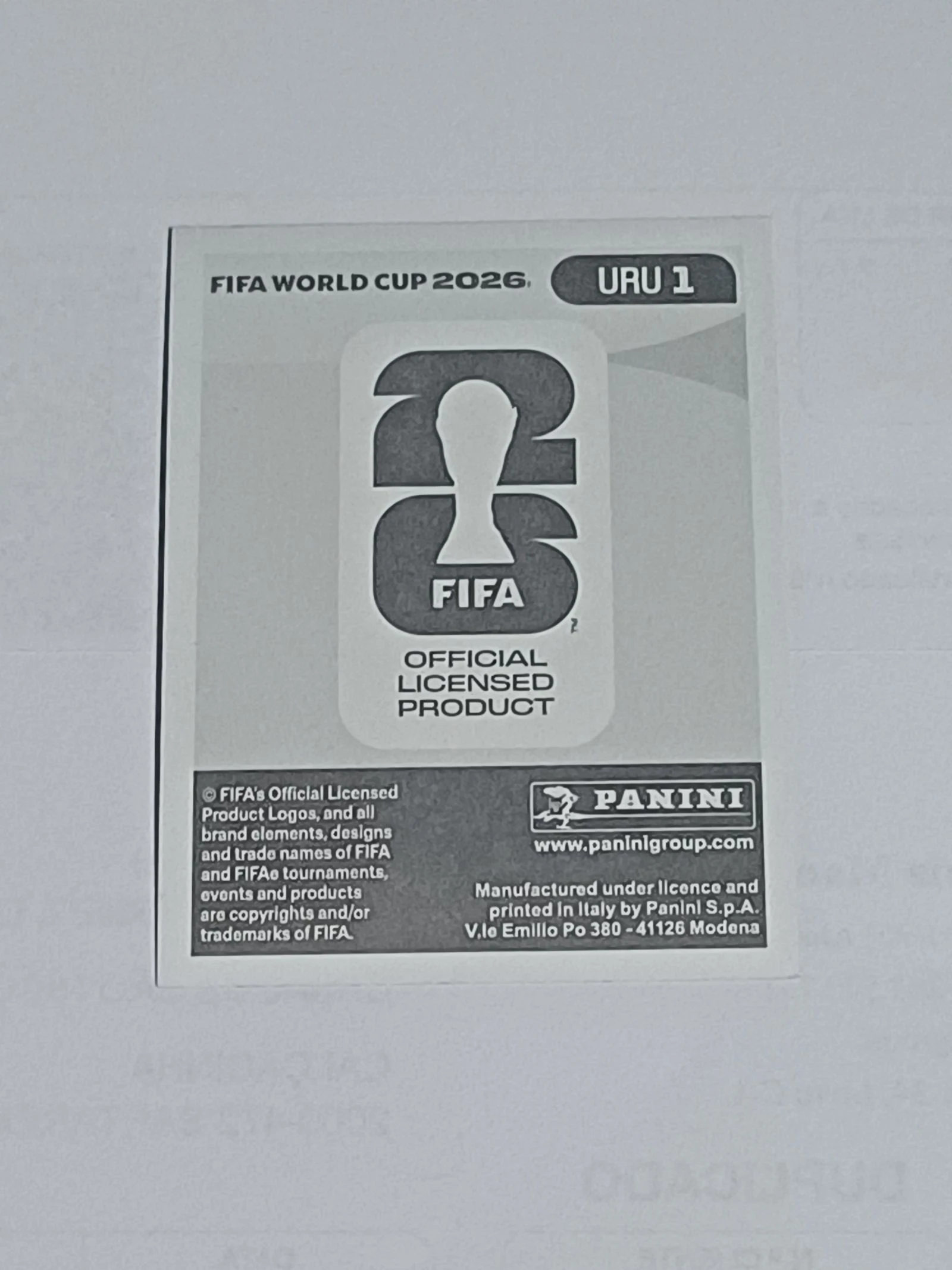 Panini World CUP URU 1 – photo 2